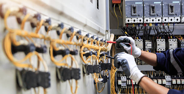 Professional Electrician technician working in Holmes County County, MS